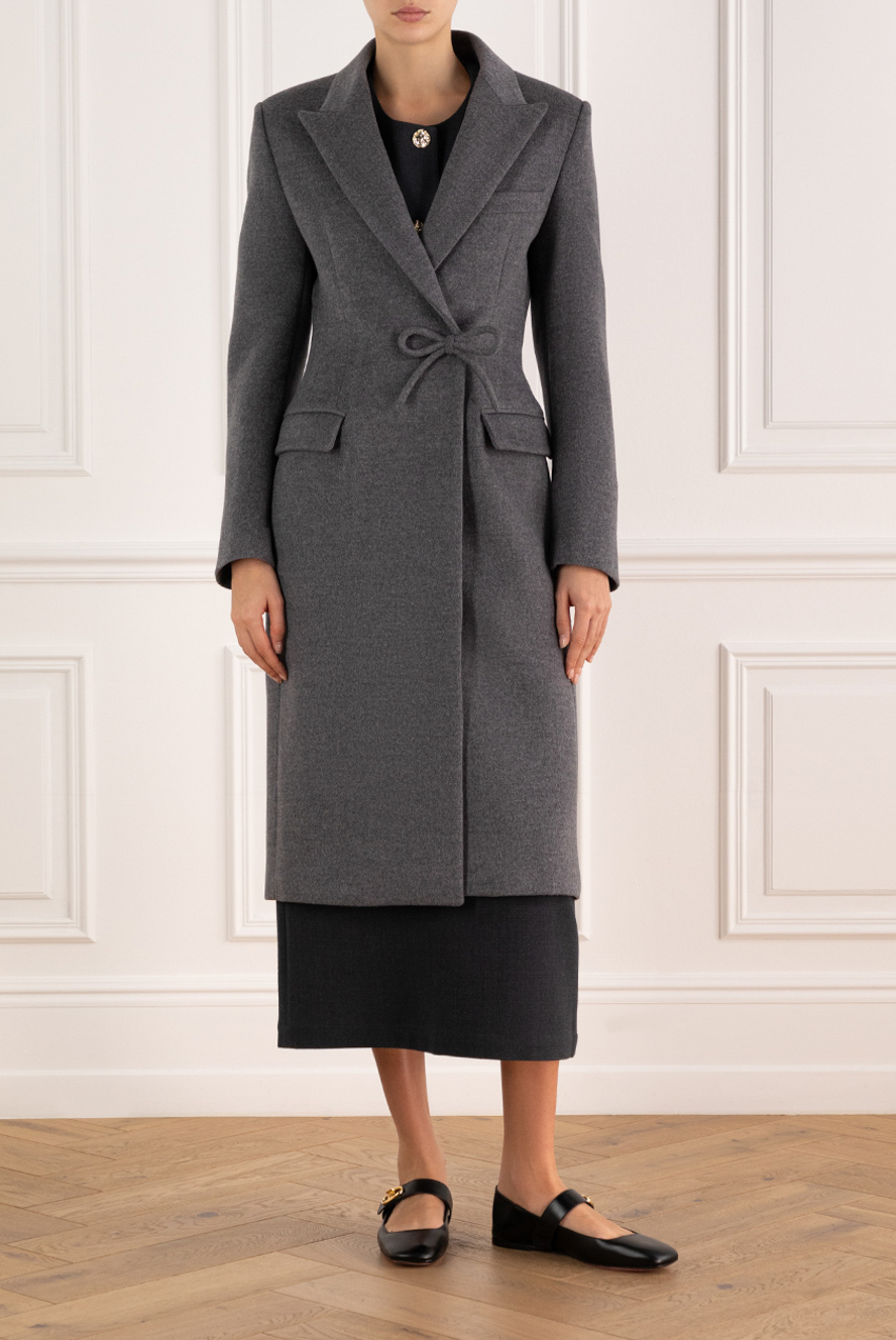 Valentino women's long gray coat 185207 — Women coats | Domino