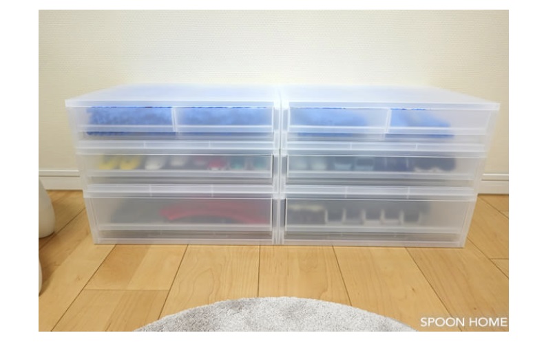 神ワザ級お片付け！「プラレール」には《無印良品》の〝アレ