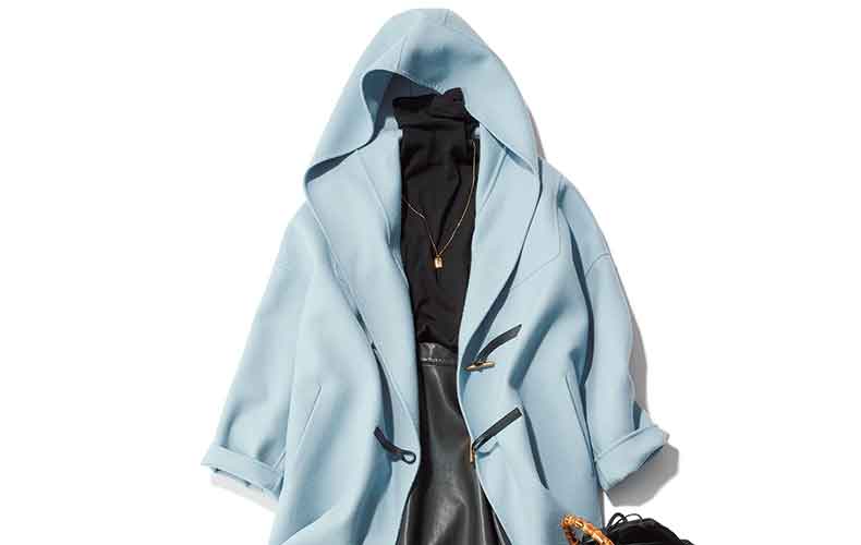 ebure】のカラーダッフルコートがあれば、冬のおしゃれがもっと素敵に