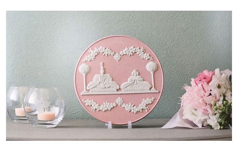 ひな祭り】置き場所にも困らない！ひな飾りに美しすぎるプレートを