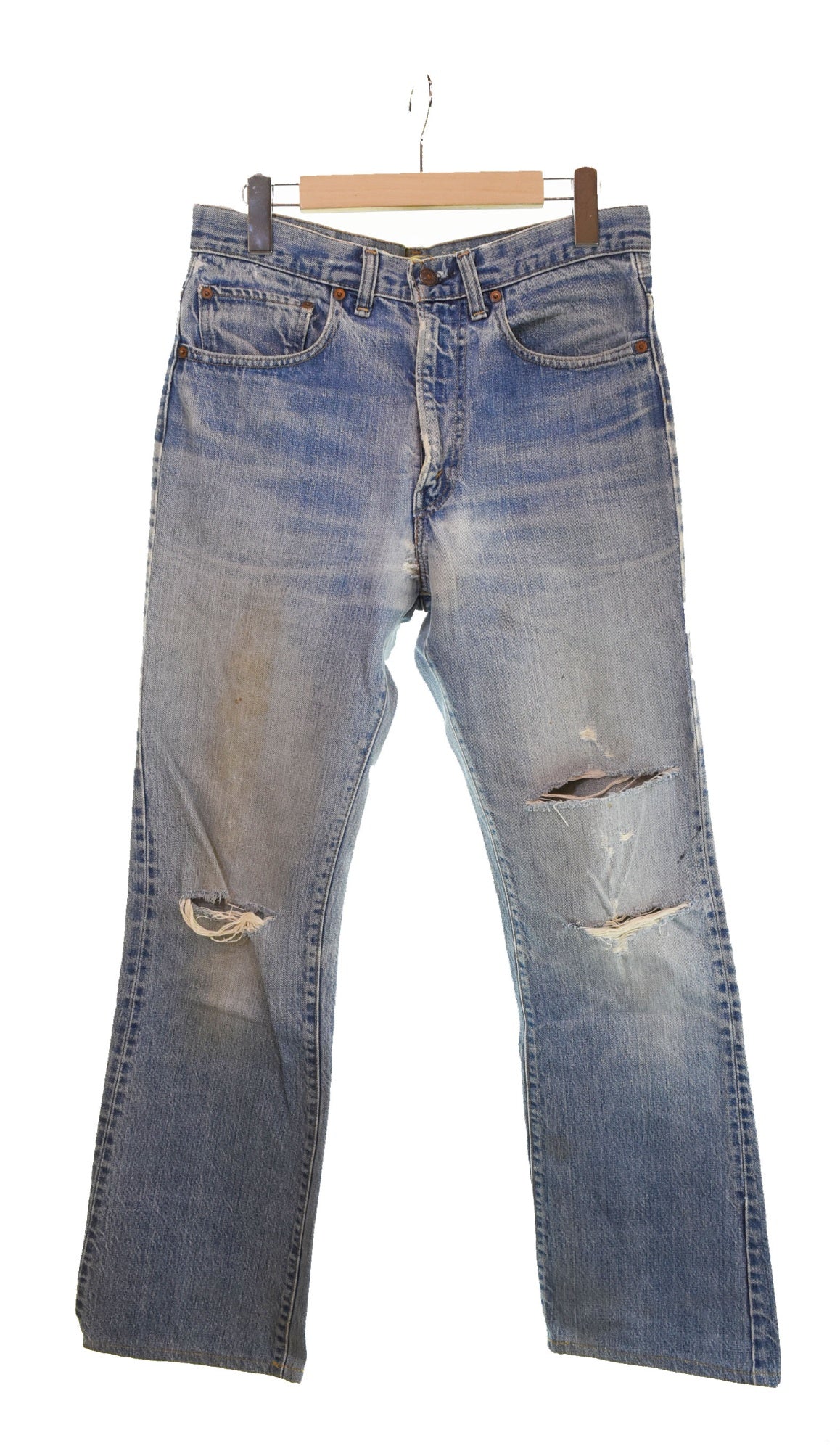 リーバイス Levi's 517 70s 66後期 42TALON ボタン裏20 70's 紙パッチ