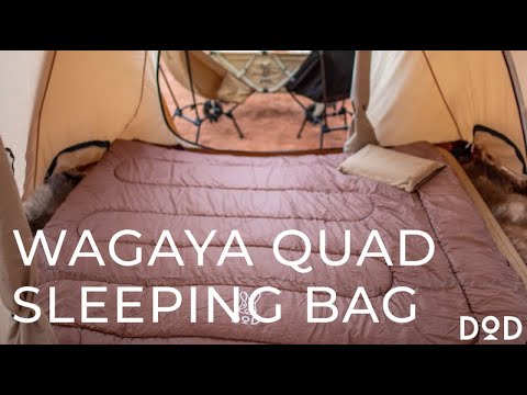 Quadruple-Sized Family Sleep System | Sleeping Bag | DOD Outdoor