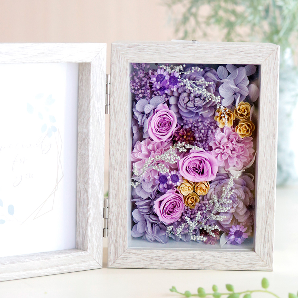 パープル｜プリザーブドフラワーの通販は大阪の専門店フルールドゥマカロン