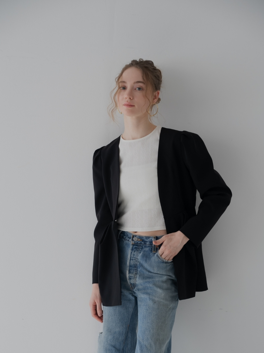 fleur jacket/black | maison de Dolce.