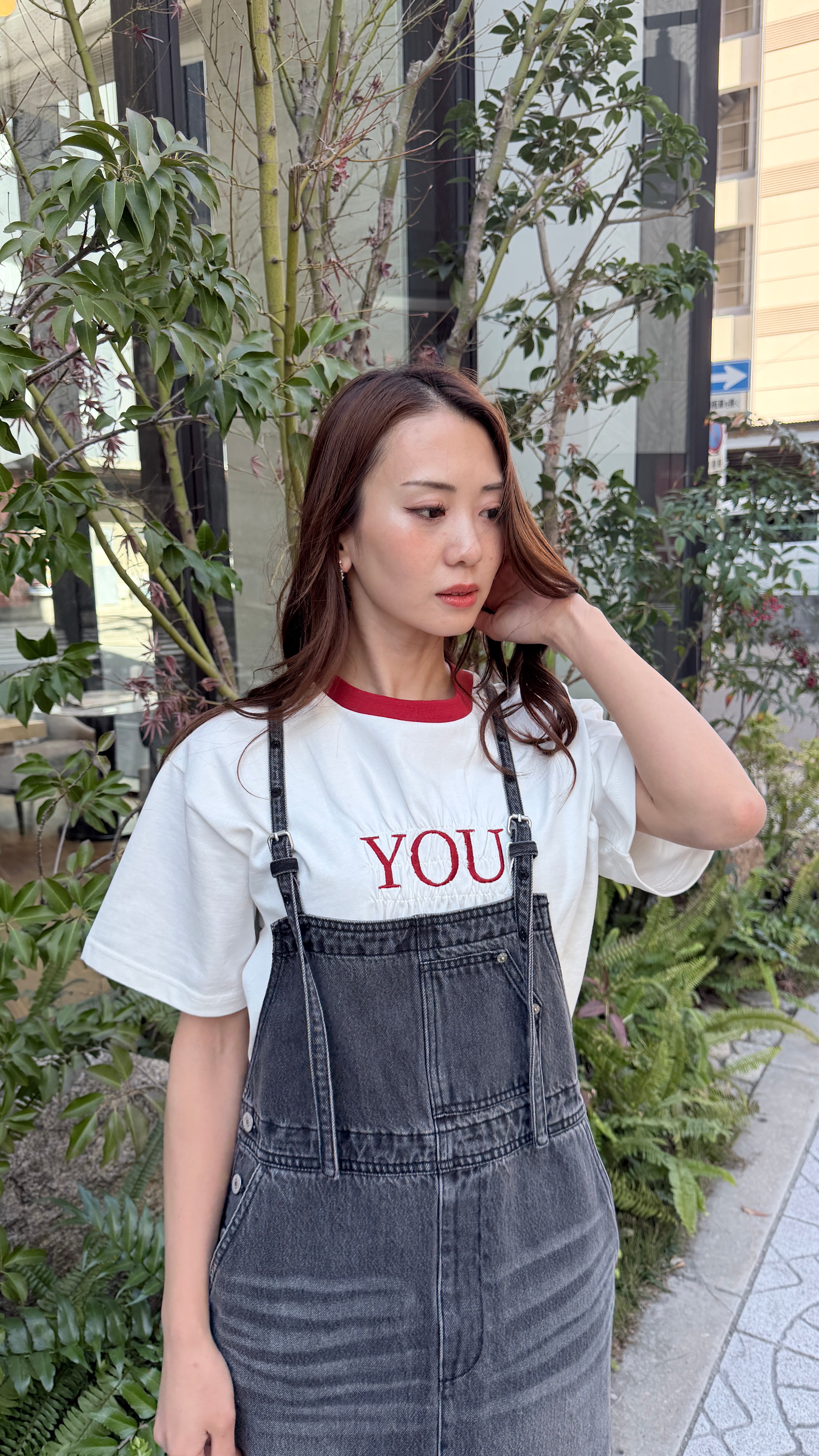 シャーリング加工リンガーTシャツ – DOS DIOSAS