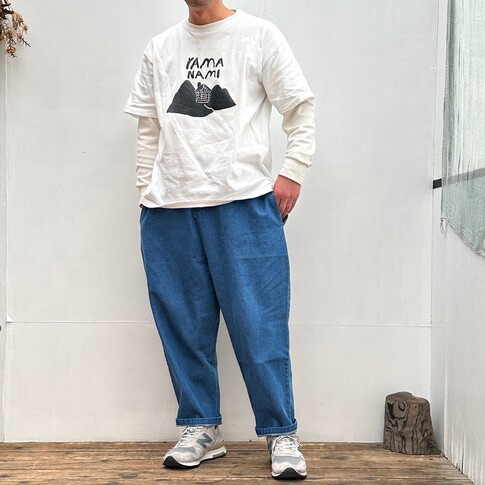 SUNDAY PANTS DENIM/VOIRY - 道具屋日誌 / 雑貨と家具の道具屋（岩手県