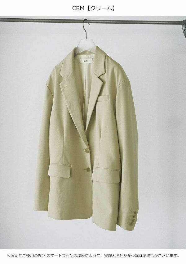 即納】 アンヌーク anuke 2026springsummer アウター Over Tailored