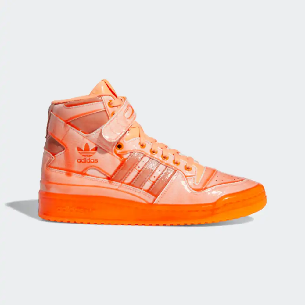 Jeremy Scott x Adidas Forum Dipped Signal Orange - Droper