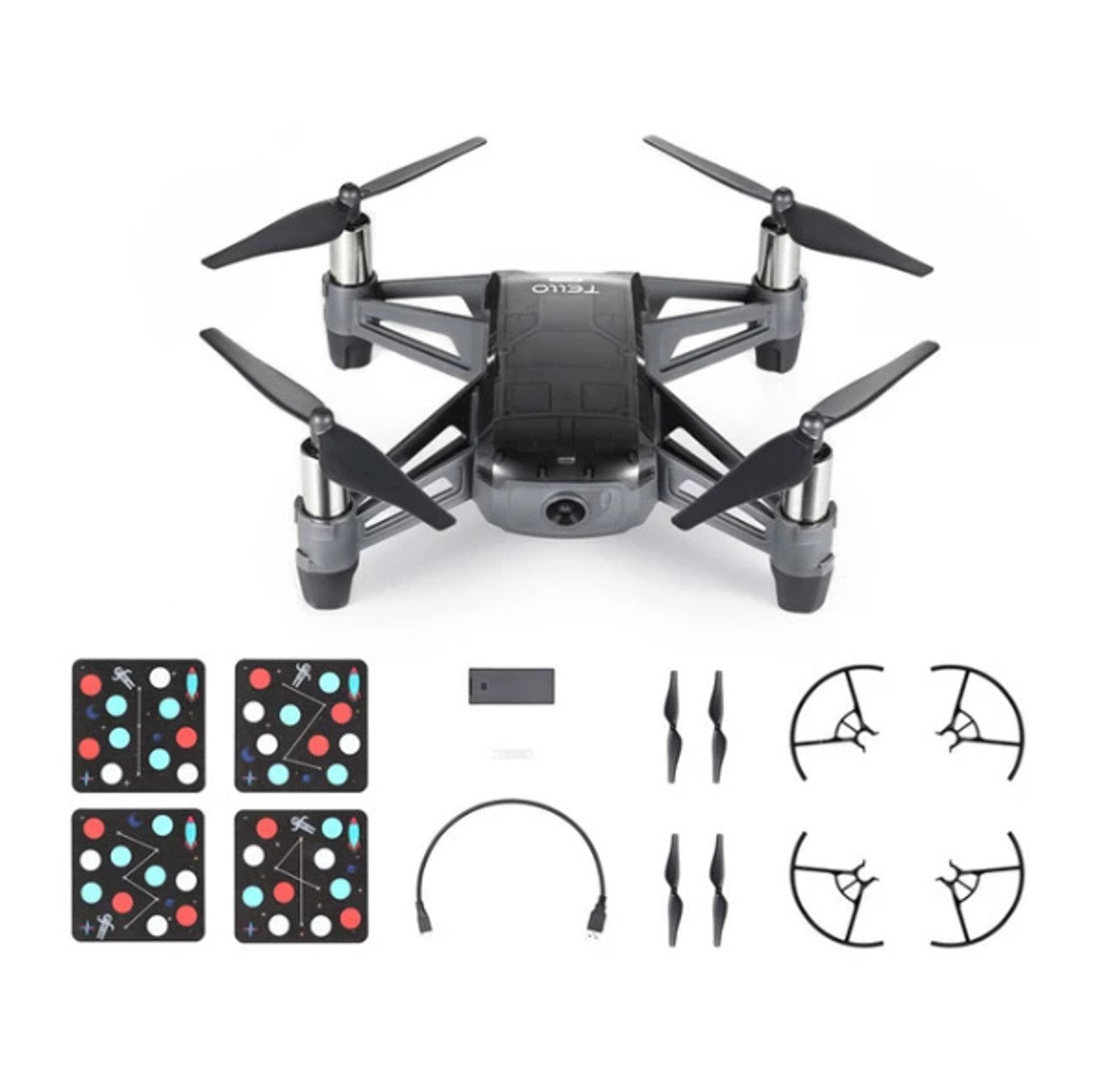 Tello EDU 基本セット(お手軽ドローンレンタル) 予備バッテリー2本付き