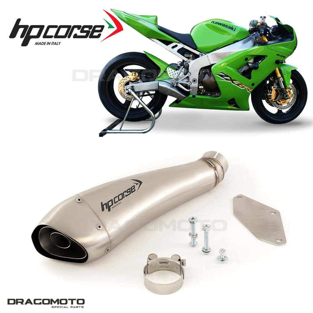 KAWASAKI ZX-6R 636 2003 2004 Exhaust HP CORSE HYDROFORM | eBay