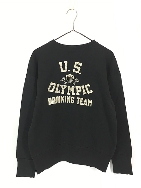 古着 50s 「U.S. OLYMPIC DRINKING TEAM」 ジョーク パロディー 100