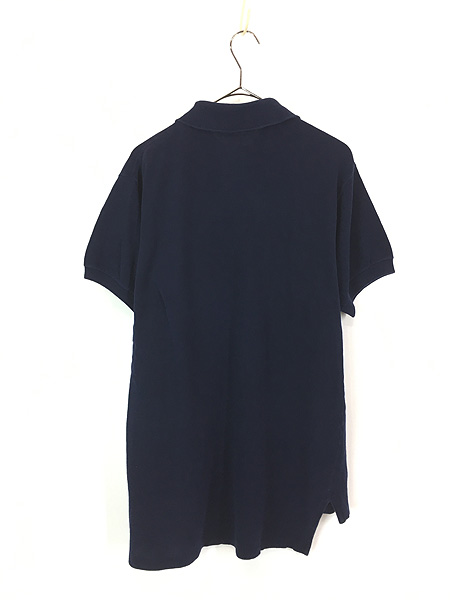 古着 60-70s フランス製 LACOSTE ワニ パッチ ソリッド カノコ