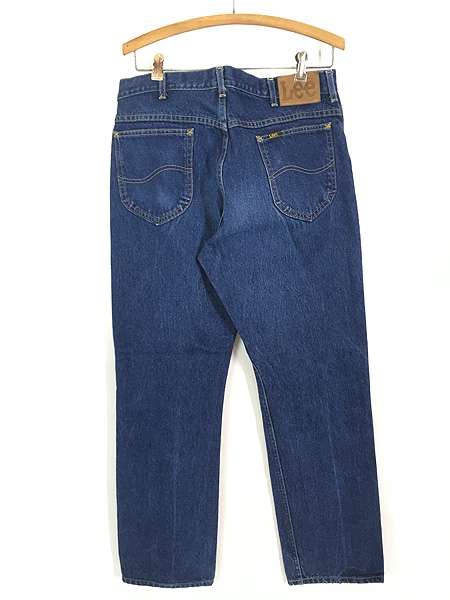 古着 80s USA製 Lee 200-0147 濃紺 ブルー デニム パンツ ジーンズ