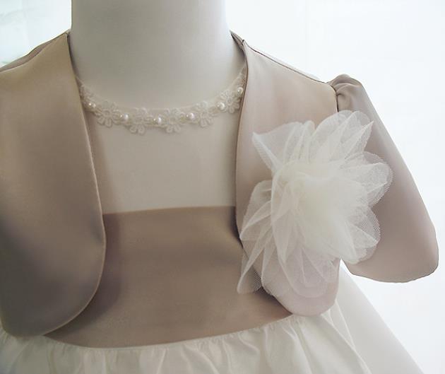 ベビードレス|ベビードレスならベビードレスココア＋ボレロ(2点セット)