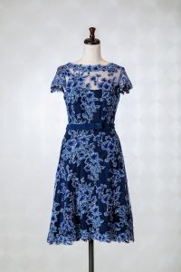 TADASHISHOJI タダシショージ ブルーバイオレットフレアドレス | 結婚