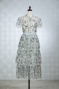 Self-Portrait セルフポートレート アイボリースパンコールドレス