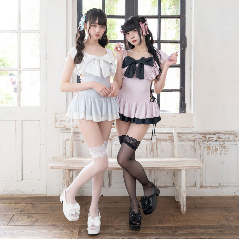 サイドレースアップリボン水着 – レディースファッション通販の夢展望