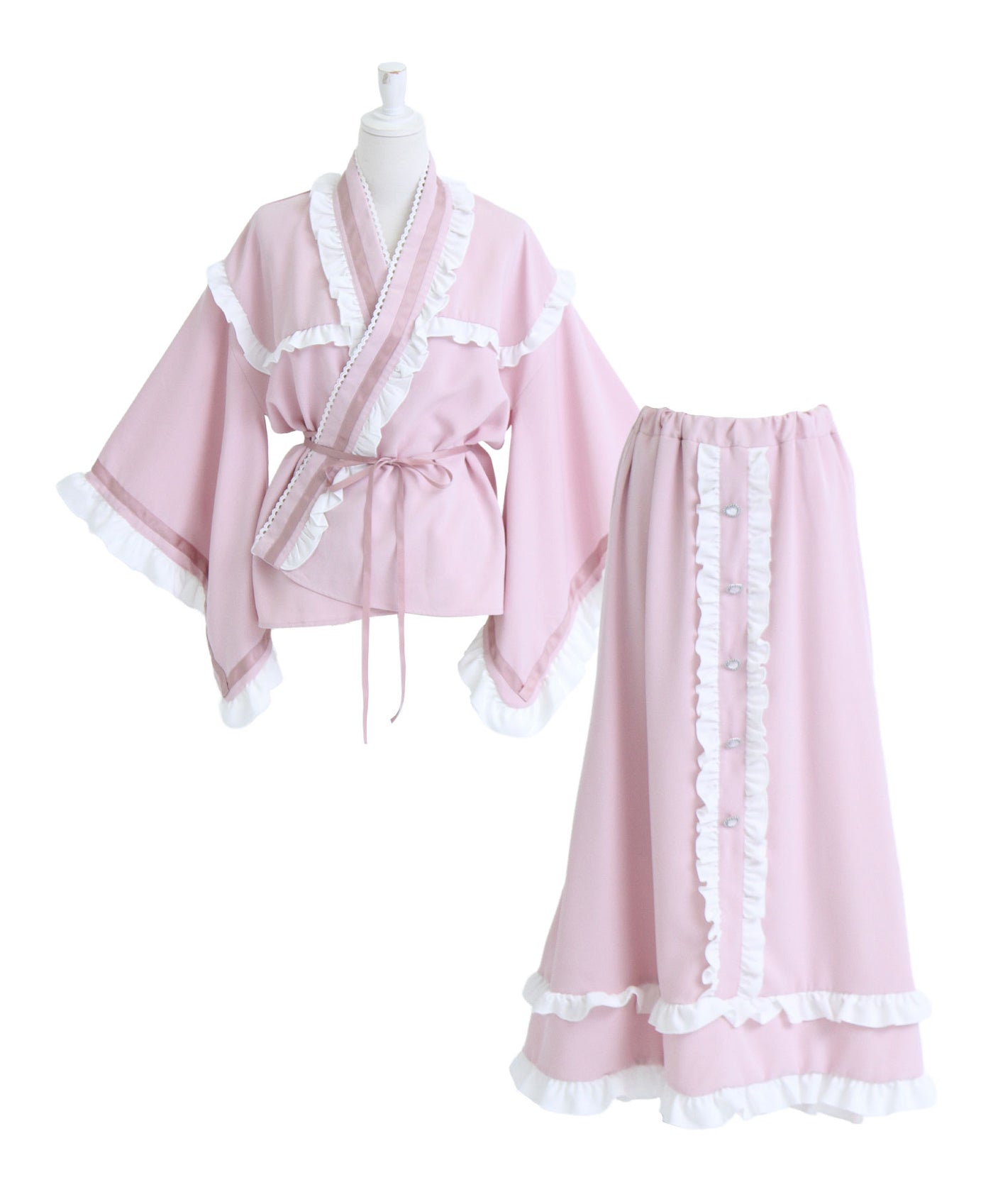 フリルリボンティアード浴衣 – レディースファッション通販の夢展望