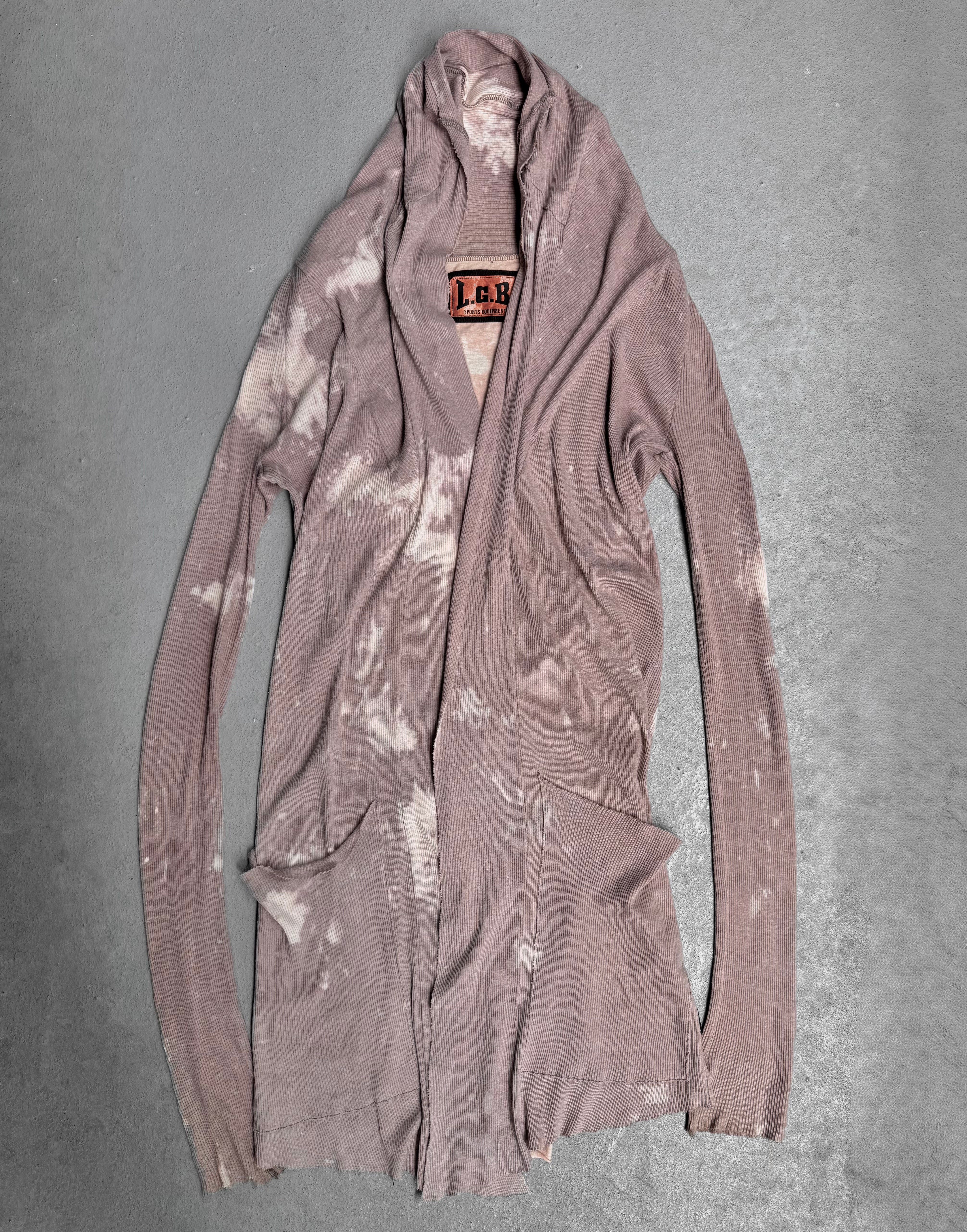 L.G.B. Early 00s Bleached Back Cross Cardigan – DRIEW