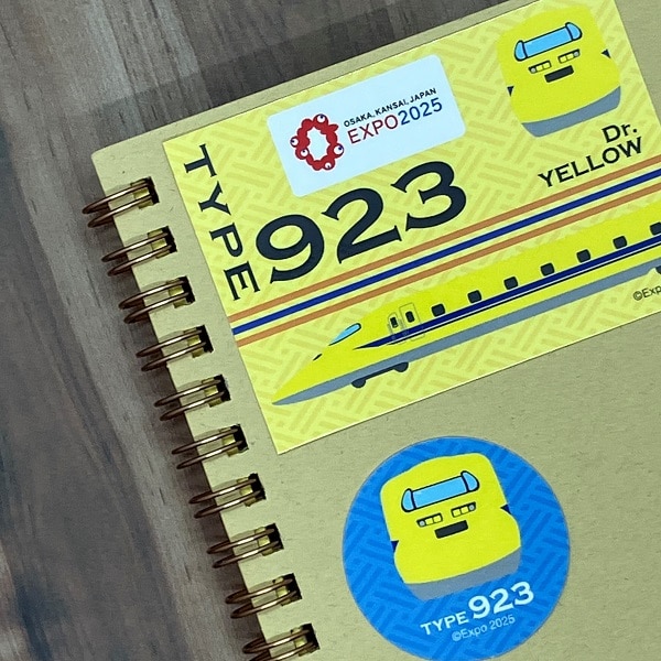 EXPO2025 公式ロゴ 【新幹線】 ステッカー2枚セット ドクターイエロー
