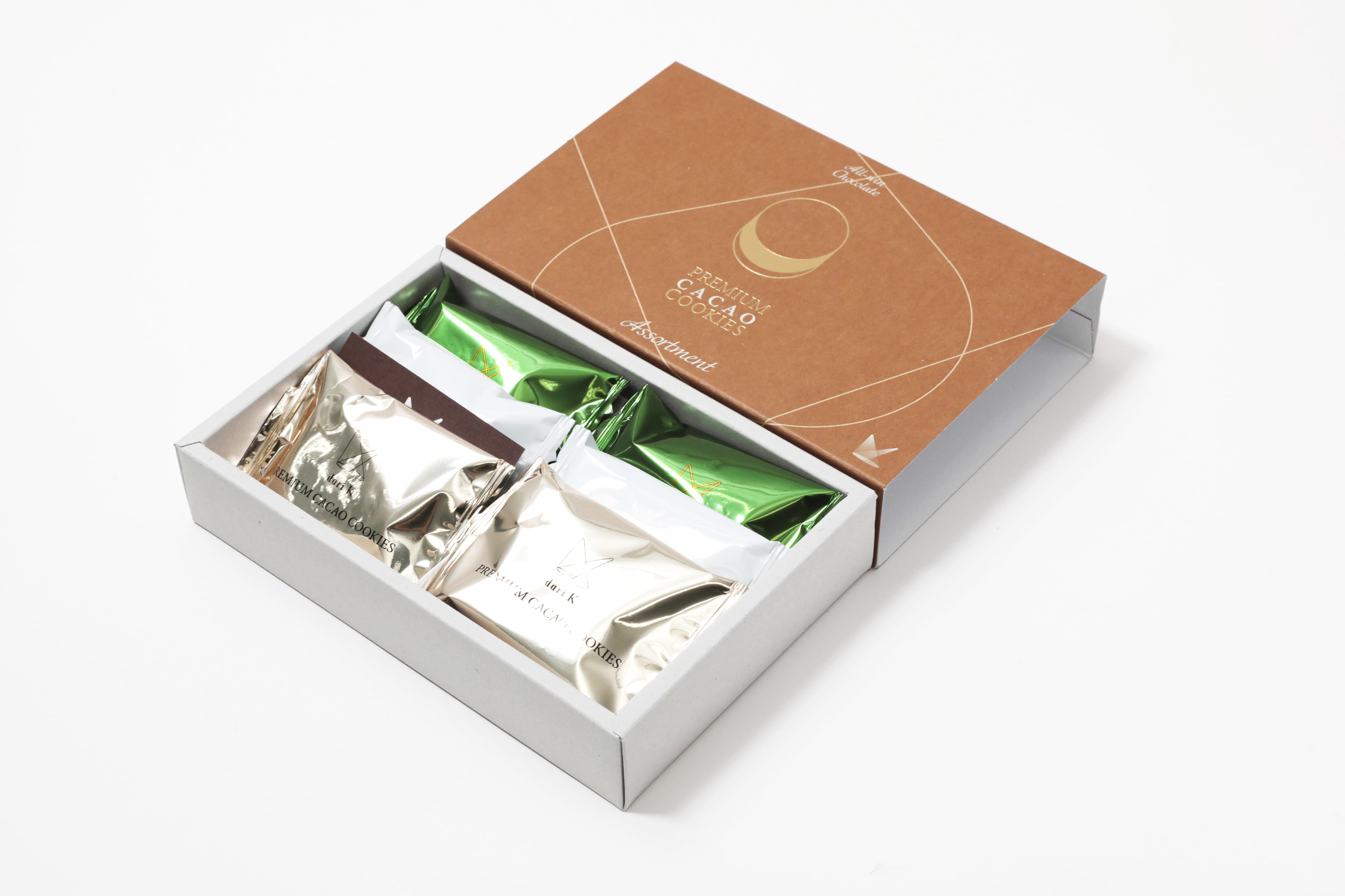 カカオサンドクッキー6枚入（ミルク・ホワイト・抹茶）: 近畿エリア