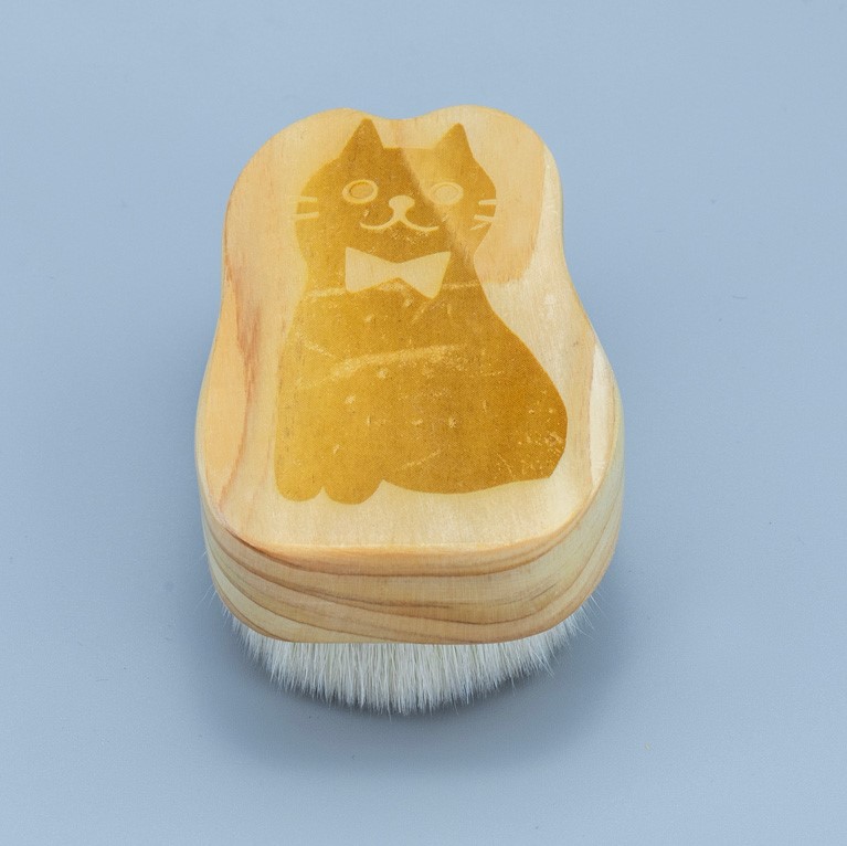 ネコ用ブラッシングブラシ 熊野筆 晃祐堂 ねこぶらっしゅB(ねこぶらっ