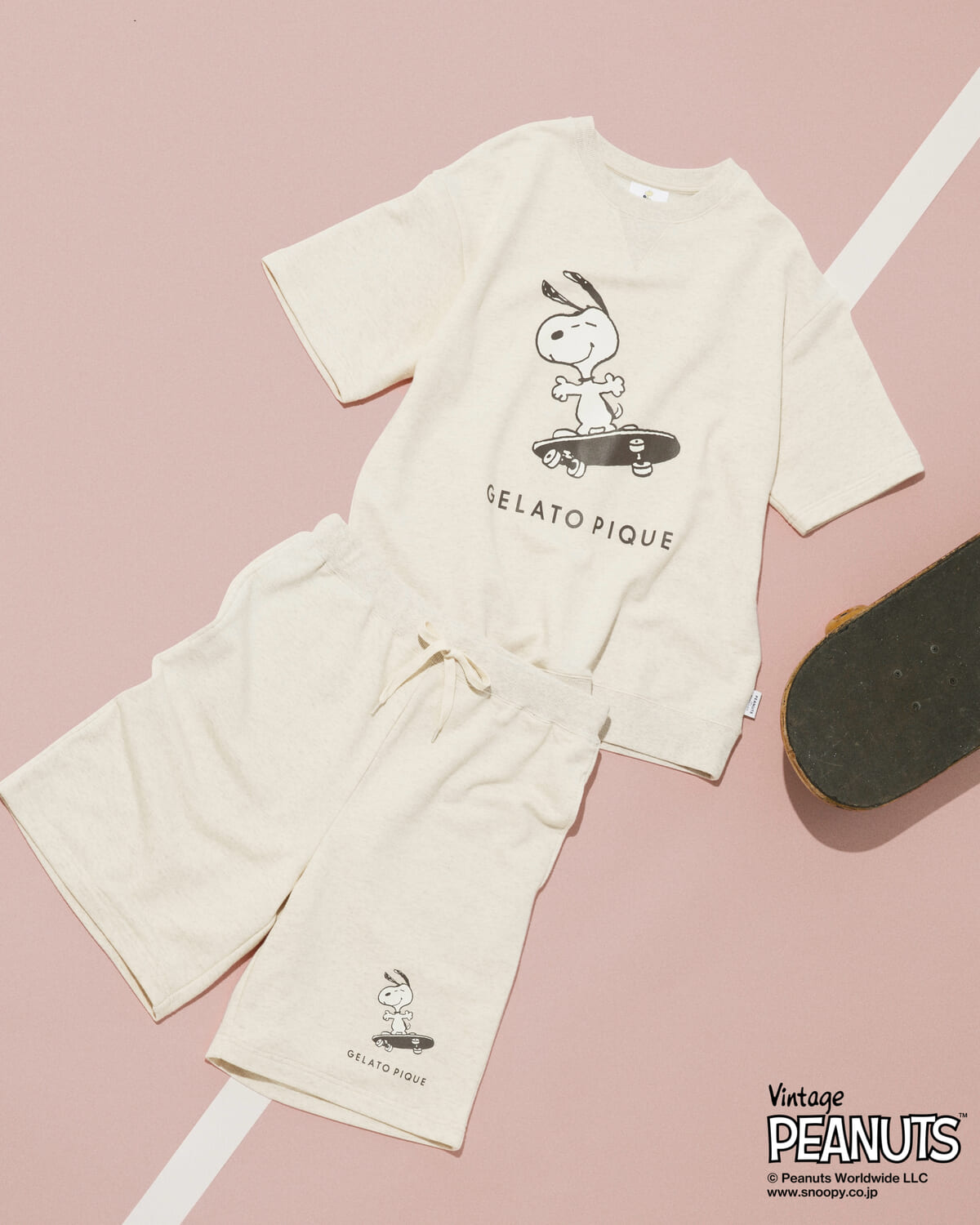 スポーツを楽しむスヌーピーたちのルームウェア・グッズ！ジェラート