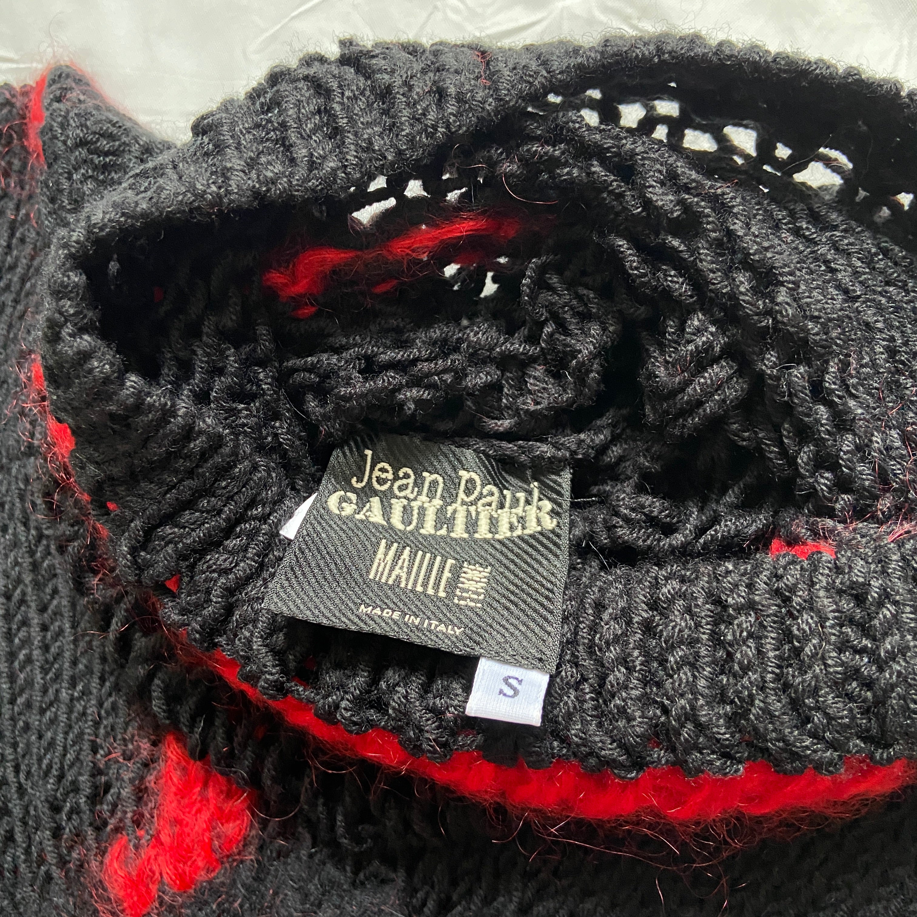 Jean Paul Gaultier Fall 2007 Mohair Spider Webbed Open Knit