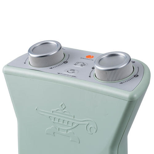 アラジン 電気ストーブ 遠赤グラファイトヒーター 2灯管 グリーン CAH