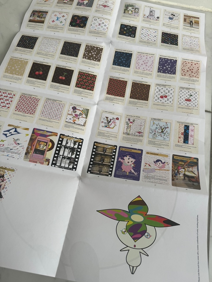 顧客限定ギフト「LOUIS VUITTON × MURAKAMI Trading Card」村上隆
