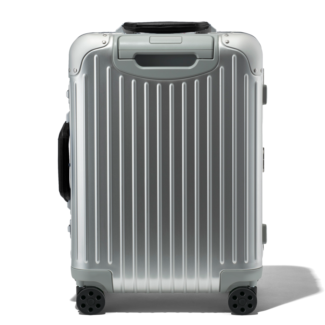 RIMOWA Original Cabin Twist Suitcase in Silver & Black - 55x40x23