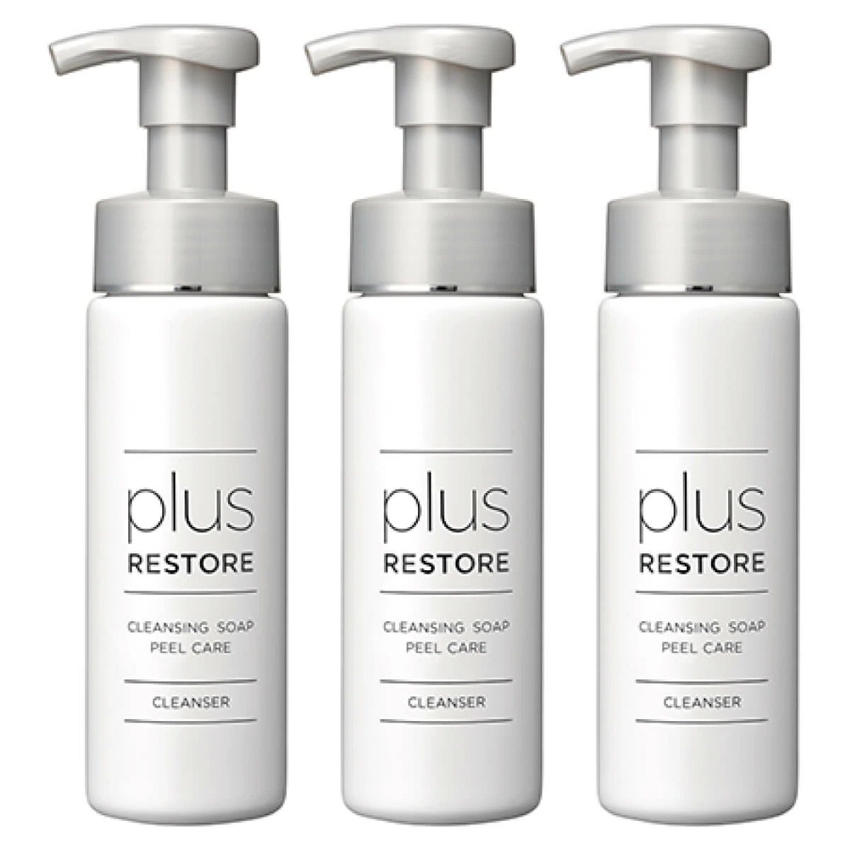 プラスリストア クレンジングソープ泡 ピールケア 角質ケア成分配合 泡