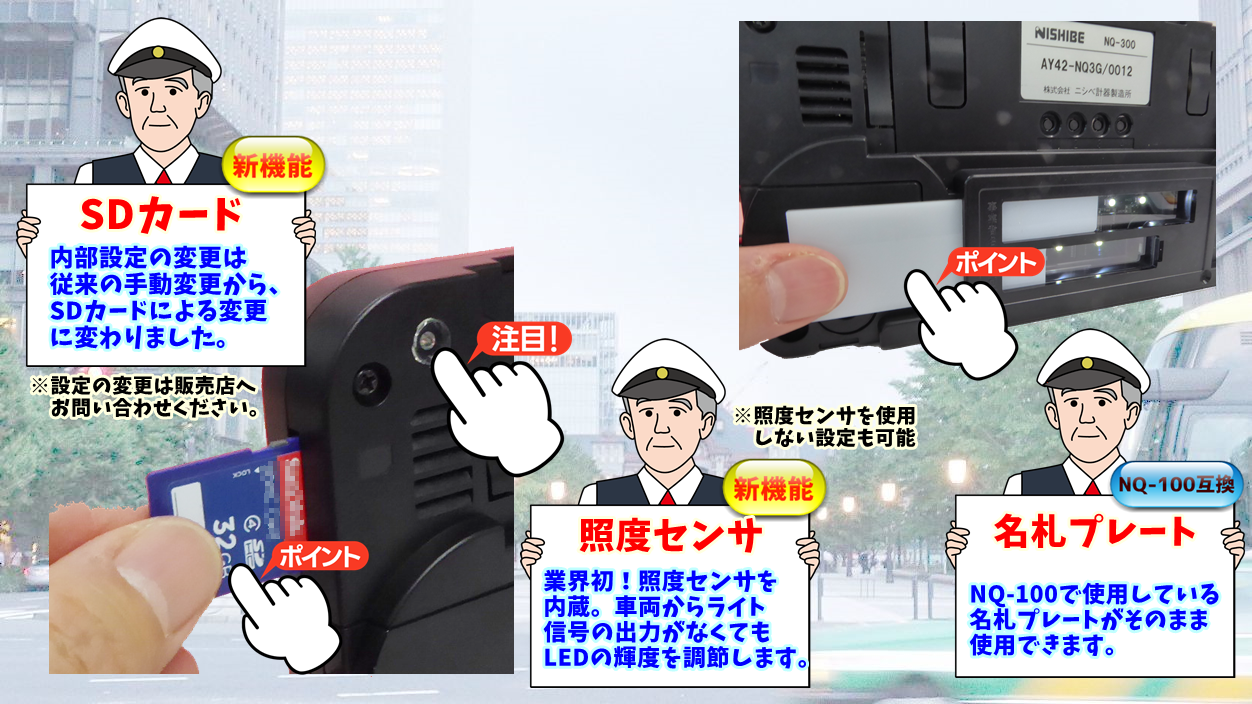 NQ－300 | 製品紹介 | タクシーメーターのニシベ計器製造所