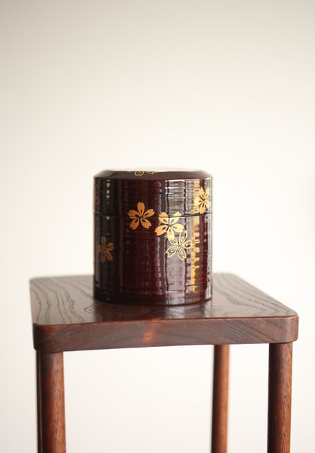 七代 中村宗哲 春秋蒔絵棗 Q265｜骨董店 のびる 古美術 骨董 和風建具