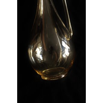 由水常雄 監修 復元正倉院ガラス白瑠璃 水瓶/水差 Y051｜骨董店 のびる