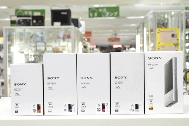新製品発売】SONY walkman新モデル“NW-ZX100”と“NW-A20”【本日から販売