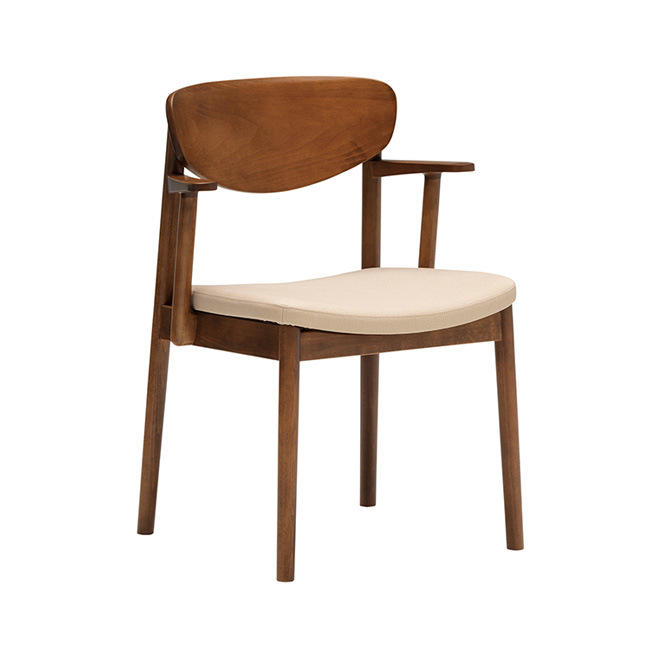 ショートアームチェア CW5611 シャンパンゴールド ローストビーチ 通販