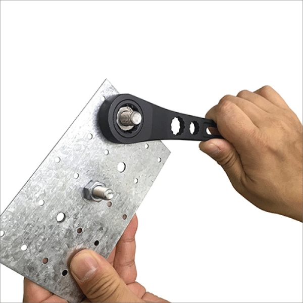 フジ矢】ギア付モンキーレンチ 黒金 FGL-38-BG: |e431（いいしざい