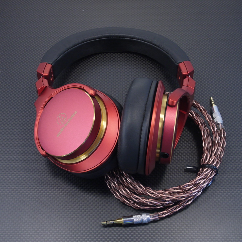 ヘッドホン デタッチャブル化・GND分離化改造 audio-technica ATH