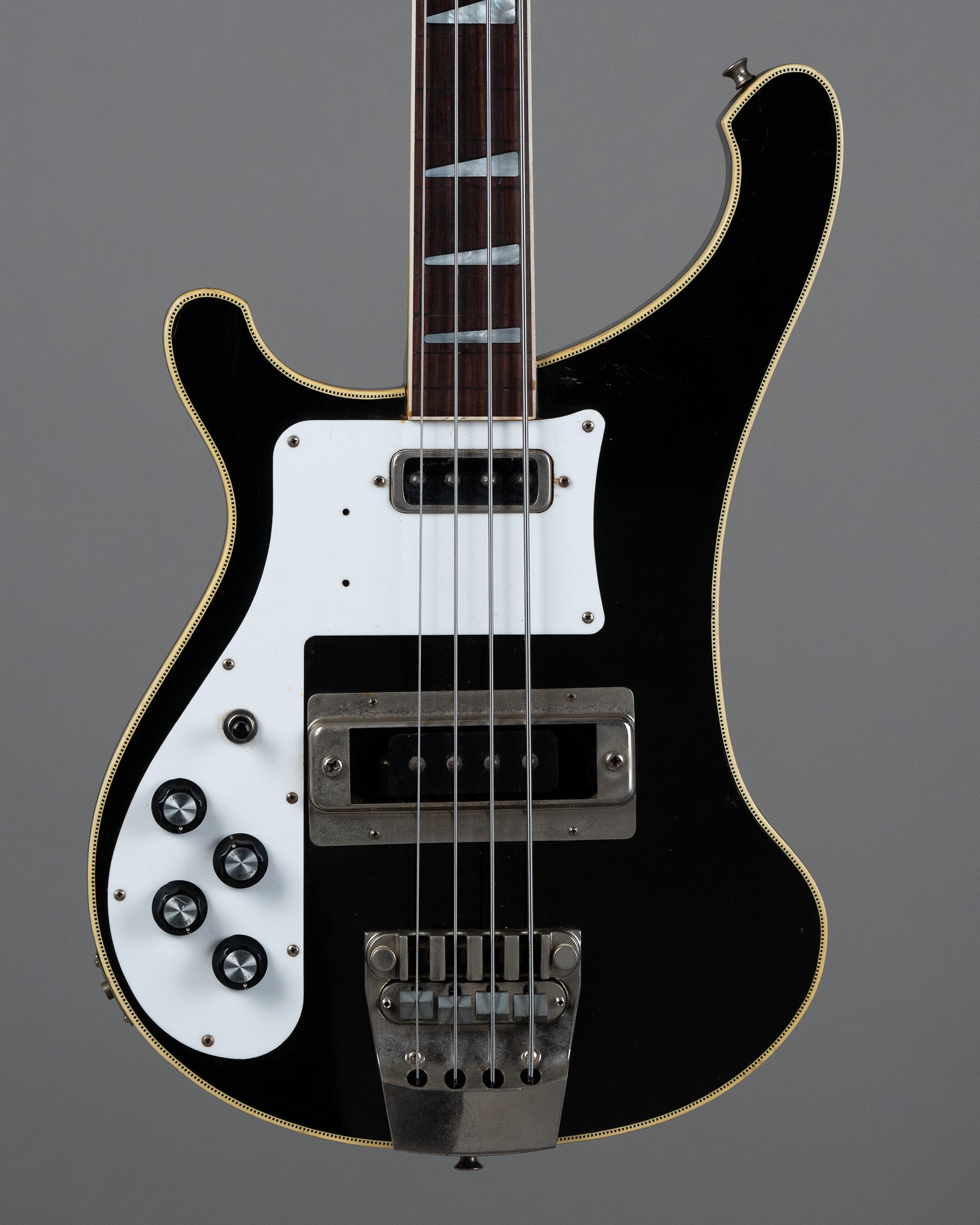1979 Greco 'Rickenbacker 4001 Copy' Bass (Japan, Left Handed, Black, F