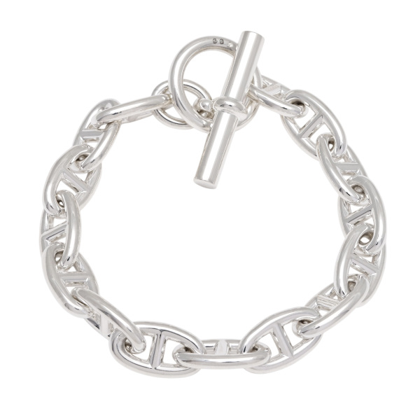 美品] エルメス シェーヌダンクル TGM 12コマ H101995B ブレスレット