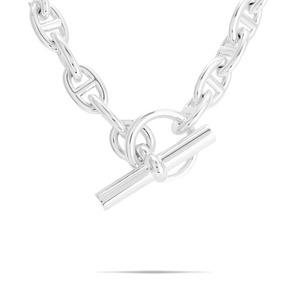 未使用] エルメス シェーヌダンクル PM 43コマ H101503B00 ネックレス