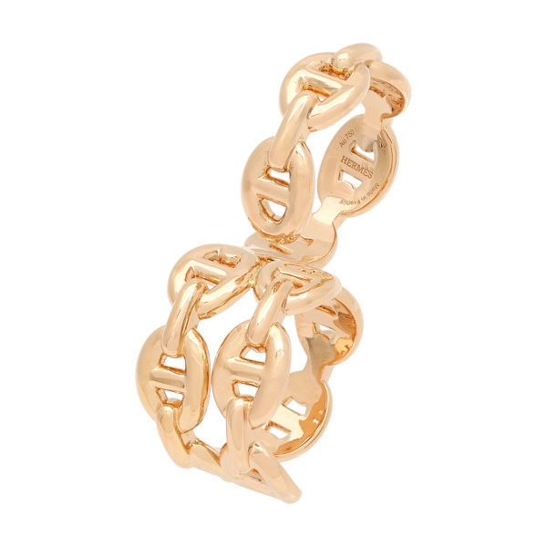 中古] エルメス シェーヌダンクル アンシェネ ダブル リング H221611B