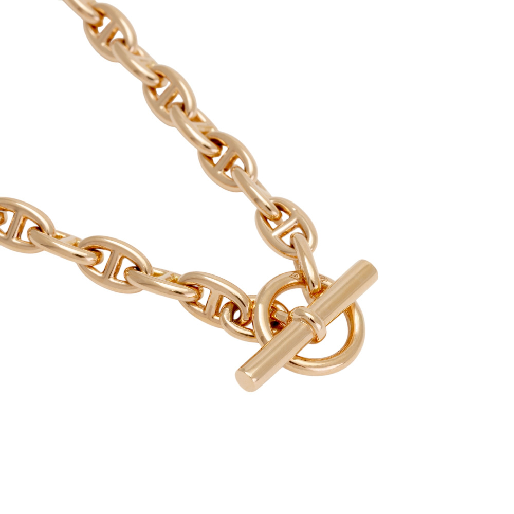 未使用] エルメス シェーヌダンクル TPM 62コマ J414515 ネックレス