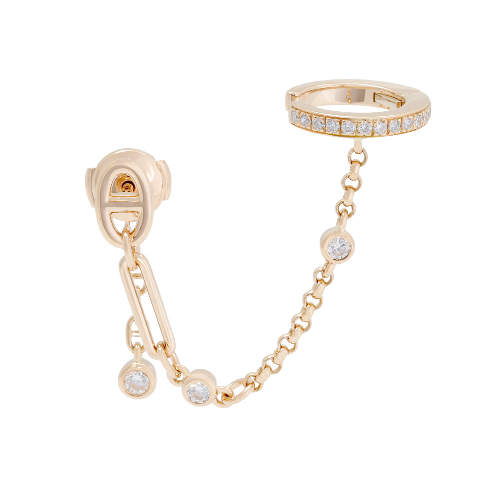 中古] エルメス シェーヌダンクル カオス J421983 ピアス片方 J421983