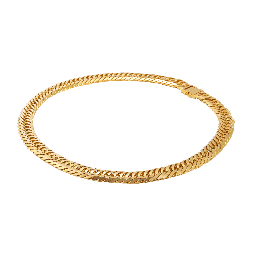 K18イエローゴールド 喜平 ネックレス トリプル12面 約61cm 約302.27g