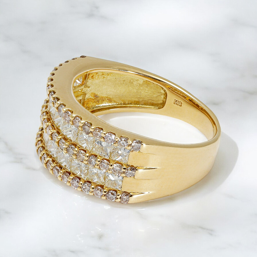 K18イエローゴールド ダイヤモンド リング J373937 | ユキザキセレクト