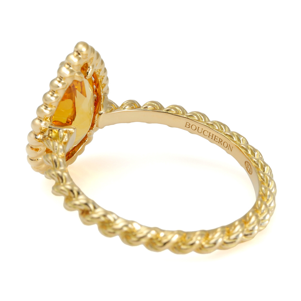 中古] ブシュロン セルパンボエム スモール シトリン JRG02702 リング