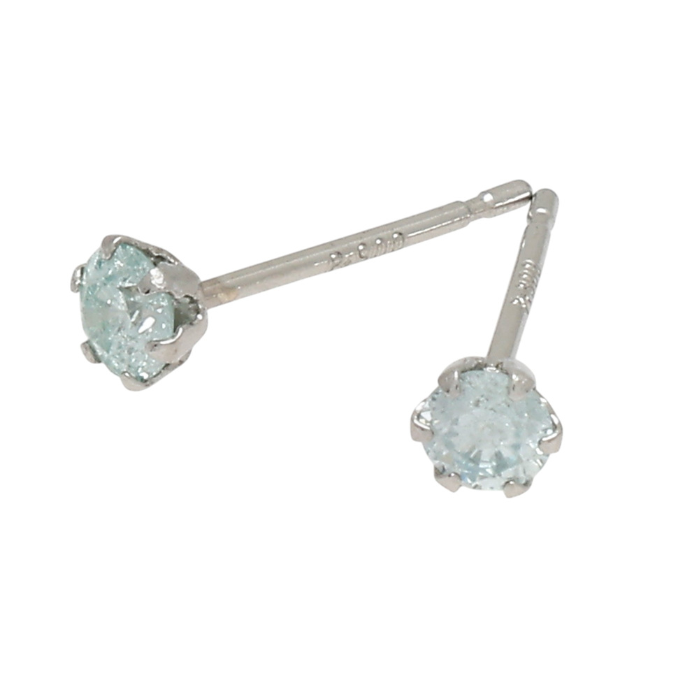 プラチナ900 アイスブルーダイヤ ピアス J395904 | ユキザキセレクト