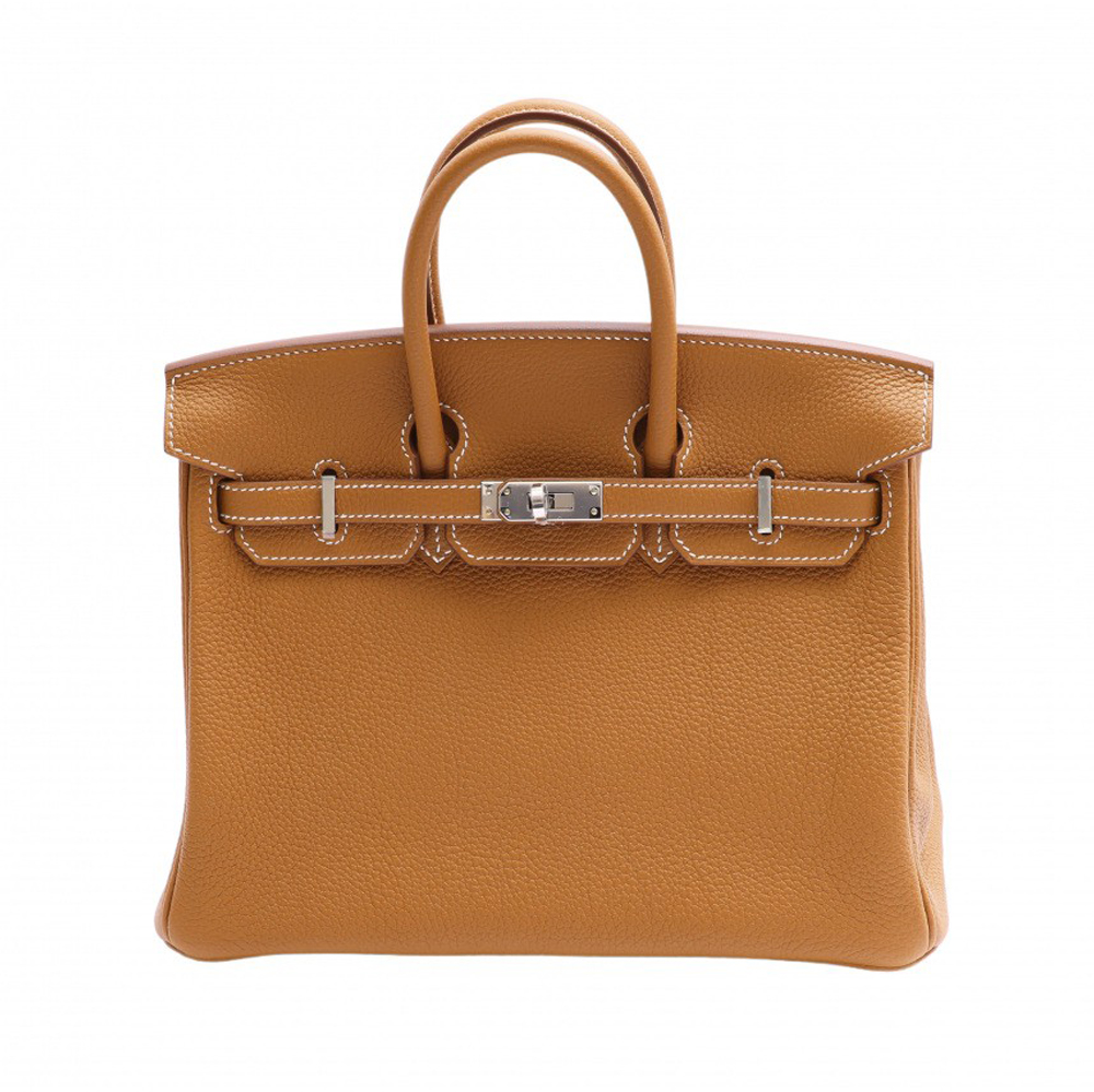 未使用] エルメス バーキン25 トゴ ゴールド シルバー金具 U刻印